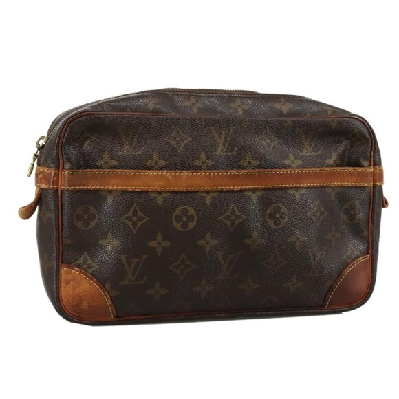LOUIS VUITTON Monogram Compiegne 28 Clutch Bag - Picture 1 of 15